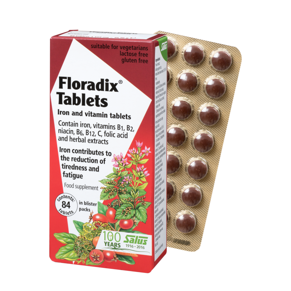 FLORADIX TABLETĖS, 84 Tabletės - Floradix